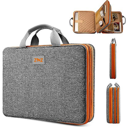 Slim Expandable Laptop Case 15.6 Inch Sleeve Upgraded Protective Durable Recycled Carrying Case Compatible with MacBook 15" & 16" and Most 15" 15.6" 16" Notebook,D01G02 - color: D01g02, size: 15.6"