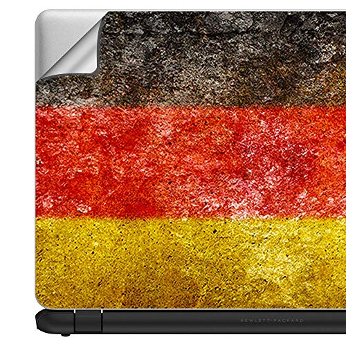 Flags | Custom Fit Made to Order Laptop Notebook Skin Vinyl Sticker Cover Decal Fits 13.3" 14" 15.6" 16" HP Lenovo Apple Mac Dell Compaq Acer Flag Germany Grunge Distressed Country - color: Style 16