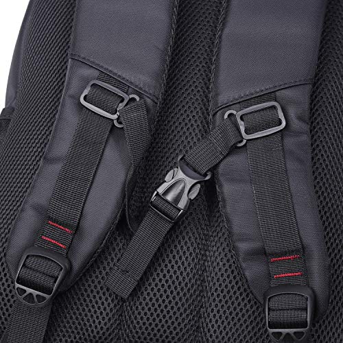 Laptop Backpack,Friendly Business Travel Laptop Bag for Womens Mens with USB Charging Port, Collage School Computer Daypack - Black