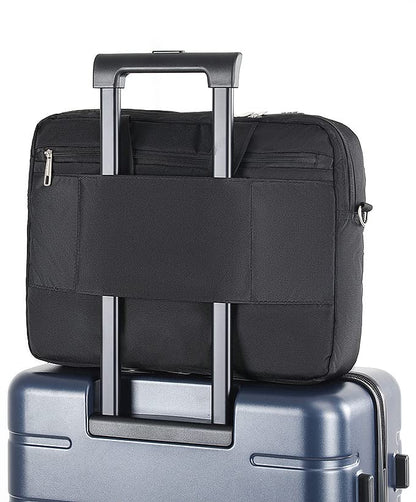 Omnpak 17" Laptop Briefcase with Combination Lock Anti Theft Notary Bag | Locking Laptop Bag, Water-Repellent, Shoulder Messenger Bag for Men Business Office Satchel Bag Notary Public Work Bag - size: 16-17 inch