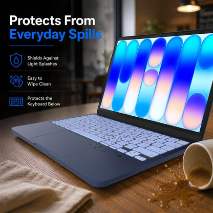 Soonjet Keyboard Cover Skin for 2026 MacBook Neo 13 inch A3404 A18 Pro, Premium Ultra Thin Clear Keyboard Protector, US ANSI Layout (Indigo) - color: Indigo