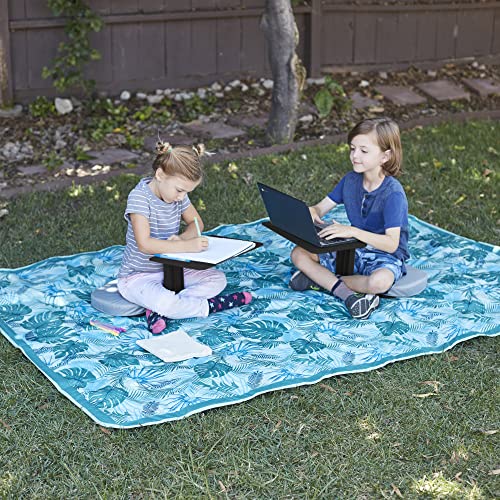 ECR4Kids The Surf Portable Activity Lap Desk, Classroom Essentials, Black - color: Black, style: Surf Seat