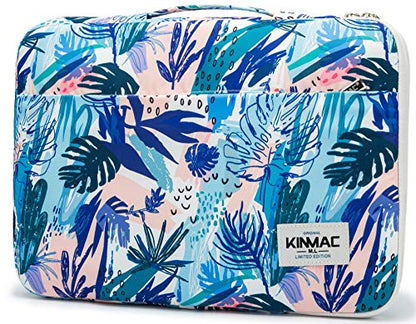Kinmac 360° Heavy Duty Protective Laptop Sleeve Case Bag Cover with Handle for MacBook Air 13 inch,iPad Pro 13 inch and 13.3 inch HP,Dell,Lenovo,Asus,Acer Laptop (Sea Glass) - color: Sea Grass, size: 12 inch-13.3 inch