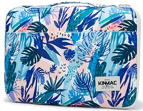 Kinmac 360° Heavy Duty Protective Laptop Sleeve Case Bag Cover with Handle for MacBook Air 13 inch,iPad Pro 13 inch and 13.3 inch HP,Dell,Lenovo,Asus,Acer Laptop (Sea Glass) - color: Sea Grass, size: 12 inch-13.3 inch