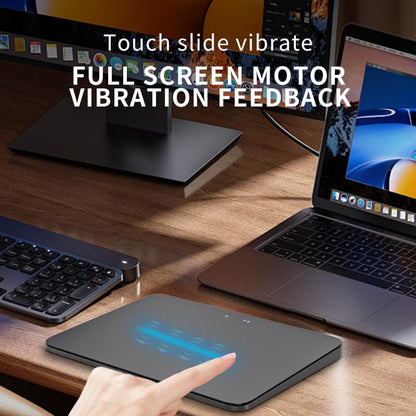 Function Trackpad - Three-Mode Connection (Bluetooth/2.4G/USB-C) Multi-Function trackpad, Support Multi-Device Switching, Built-in System Gestures, Suitable for Windows10/11 Systems (Black)