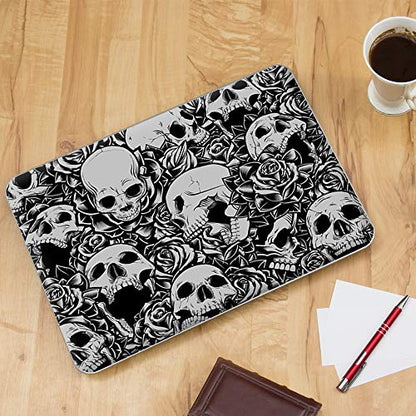 It's A Skin 15.6 inch Laptop Notebook Skin Vinyl Sticker Cover Decal Universal fit for 15.6" (May Require Trimming) HP Lenovo Apple Mac Dell Compaq Asus Acer/Skulls n Roses Black White Screaming
