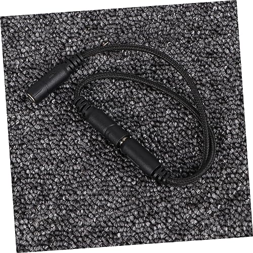 Headset Splitter Cable Dual Male Connectors for Audio Mic y Adapter for Pc Gaming Headset Compatible Laptop Smartphone and Tablet Random Color