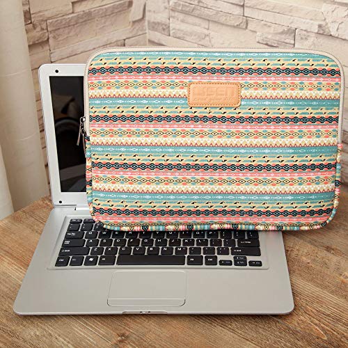 BSLVWG 10 Inch Laptop Sleeve Multi-Color & Size Choices Case/Water-Resistant Neoprene Notebook Computer Pocket Tablet Briefcase Carrying Bag/Pouch Skin Cover - color: Plaid, size: 10 inch