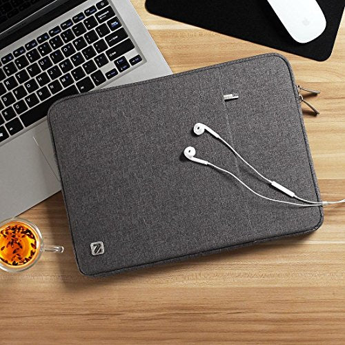 NIDOO 13 inch 14 Inch Laptop Sleeve Case Water Resistant Carrying Bag for 14" MacBook Pro M4 M3 M2 M1 / 13.5" Surface Laptop 5 6/14" ThinkPad X1 Carbon Yoga 7i / 14" Swift GO 14 / Asus ZenBook 14 - color: Grey, size: 12.5-13 Inch / 2017 New MacBook Pro