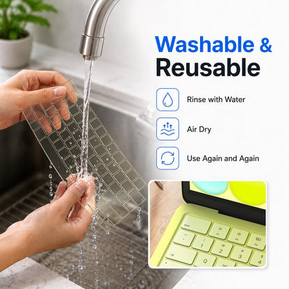 Soonjet Keyboard Cover Skin for 2026 MacBook Neo 13 inch A3404 A18 Pro, Premium Ultra Thin Clear Keyboard Protector, US ANSI Layout (Citrus) - color: Citrus