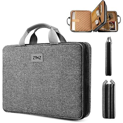 Slim Expandable Laptop Case 15.6 Inch Sleeve Upgraded Protective Durable Recycled Carrying Case Compatible with MacBook 15" & 16" and Most 15" 15.6" 16" Notebook,D01G03 - color: D01g03, size: 15.6"
