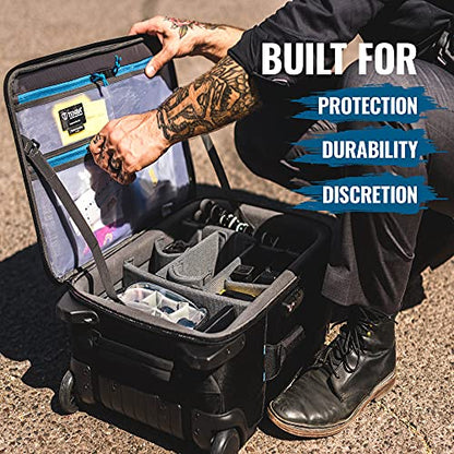 Tenba Roadie Carry-on Compatible Hybrid Roller 21 Rolling case for DSLR and Mirrorless Cameras and Lenses Plus a 17-inch Laptop – Black (638-713)