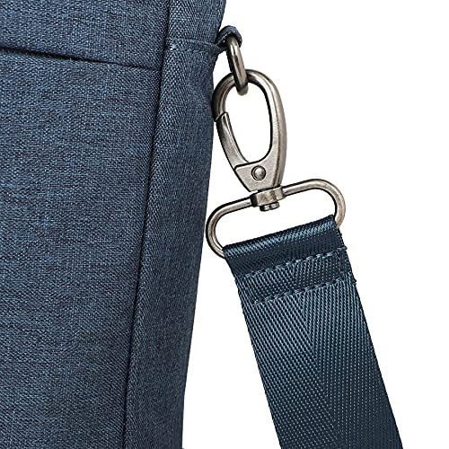 Multifunctional Briefcase,Muti-Pockets Laptop Case Bag For 15.6 inch-16 inch Laptop Computer - color: Blue