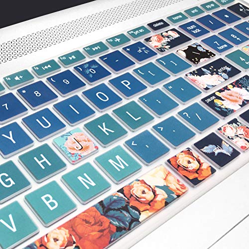 Keyboard Cover for HP Envy x360 15.6''Series/Pavilion 15/ Pavilion x360 15.6” /Envy 17 17.3" Series/Laptop 15t 17t 17-ca0011nr 17-by0040nr, Rose - color: Rose