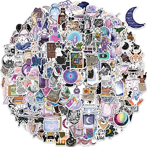 300 Witchy Stickers - Boho Witch Aesthetic, Potion Bottle, Apothecary, Magic Stickers for Water Bottle, Laptop, Scrapbooking - Perfect Gifts for Girls, Kids, Teens