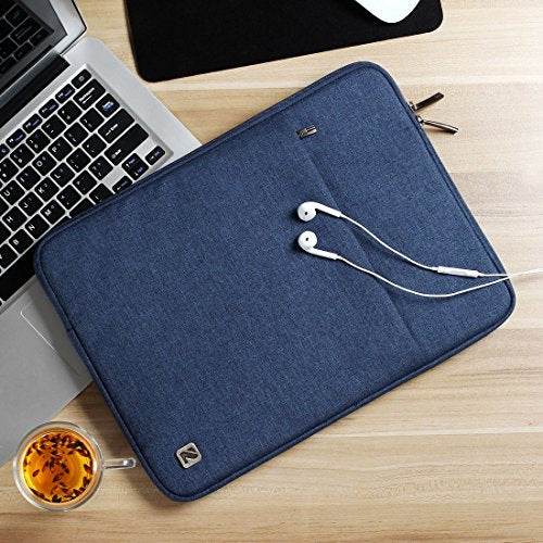 NIDOO 13.3 Inch Laptop Sleeve Case Water Resistant Protective Cover Notebook Bag Compatible with Surface Book 3 / ThinkPad P14s E14 T14 / ThinkPad X1 Carbon Yoga /14" Pavilion 14 / ASUS ROG G14,Blue - color: Blue, size: 13-13.3 Inch / MacBook Air