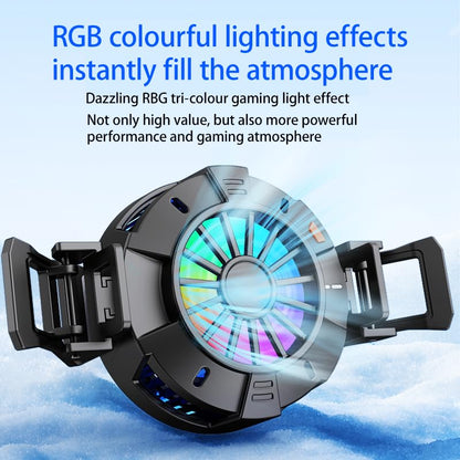 2-in-1 Magnetic & Clip-On Phone Cooler – Semiconductor-Powered Gaming Cell Phone Cooling Fan Radiator for iPhone/Android/iPad/Tablet – Ideal for Gaming, Video Calls, Live Broadcasting, and Vlog