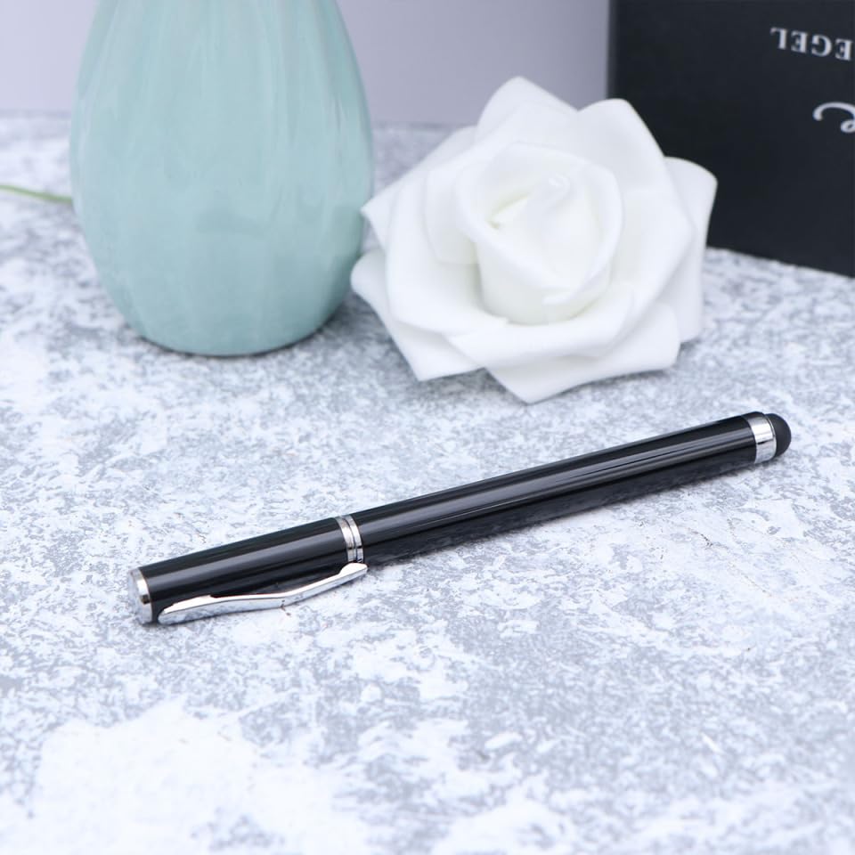 NOLITOY Capacitive Stylus Pen for Touch Screens High Precision and Sensitivity Stylus Pen for Phone Computer Black Writing Tool Metal Black It is Manufactured with Metal Material