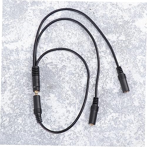 OSALADI Audio Splitter Cable for Headset Microphone Compact Stereo Adapter for Mobile Devices and Laptops Connectors for Enhanced Sound Quality