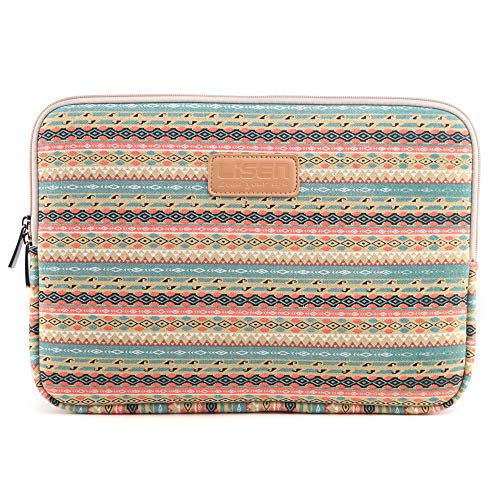 BSLVWG 10 Inch Laptop Sleeve Multi-Color & Size Choices Case/Water-Resistant Neoprene Notebook Computer Pocket Tablet Briefcase Carrying Bag/Pouch Skin Cover - color: Plaid, size: 10 inch