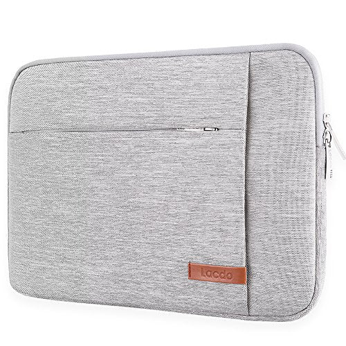 Lacdo Tablet Sleeve Case for 13 inch New iPad Air M4 M3 M2 2026-2024, 13 inch New iPad Pro M5 M4 2025-2024, 12.9 inch iPad Pro 6 5 4 3, iPad Pro Air 13 inch Sleeve, Protective Tablet Case Bag, Gray - color: Gray, size: New iPad Pro Air 12.9-13 Inch