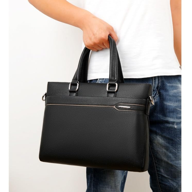 Briefcase Business Document Storage Bag Laptop Protection Handbag Material Organize Pouch Accessories(E) - color: E