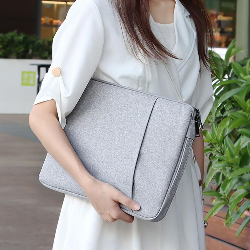 15.6In Laptop Case Sleeve, Protective Cover Bag with Accessories Pocket for 15-16In HP Asus Dell Lenovo Notebook - color: Gray