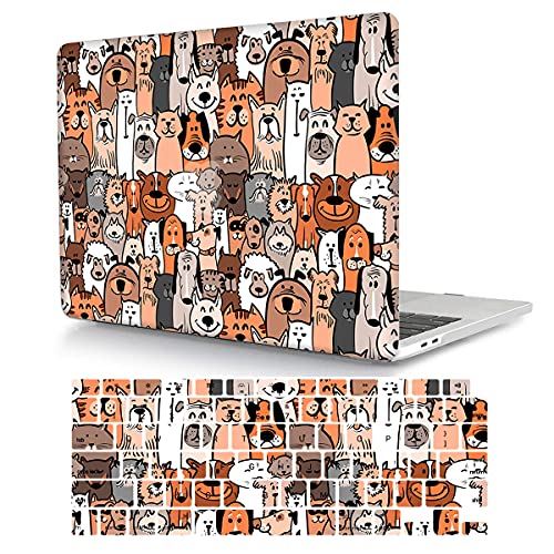 Bandless Laptop Case Compatible with MacBook Pro 13 inch CD-ROM Model: A1278(Old Version 2012/2011/2010/2009/2008), Protective Plastic Hard Shell Cover & Keyboard Skin - Animal - color: Animal, size: A1278(Pro 13 w/CD-ROM 2008-2012)