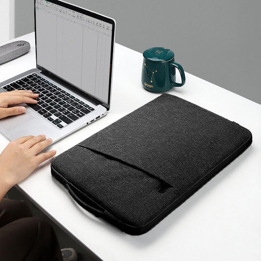 15.6In Laptop Case Sleeve, Protective Cover Bag with Accessories Pocket for 15-16In HP Asus Dell Lenovo Notebook - color: Black