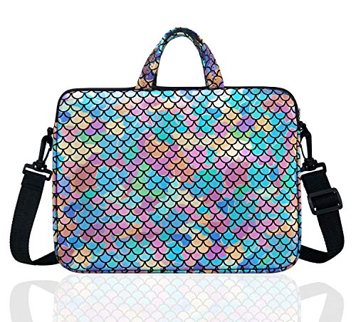 17.3-Inch Laptop Shoulder Carrying Bag Case Sleeve For 17" 17.3 inch HP DELL (Colorful) - color: Colorful