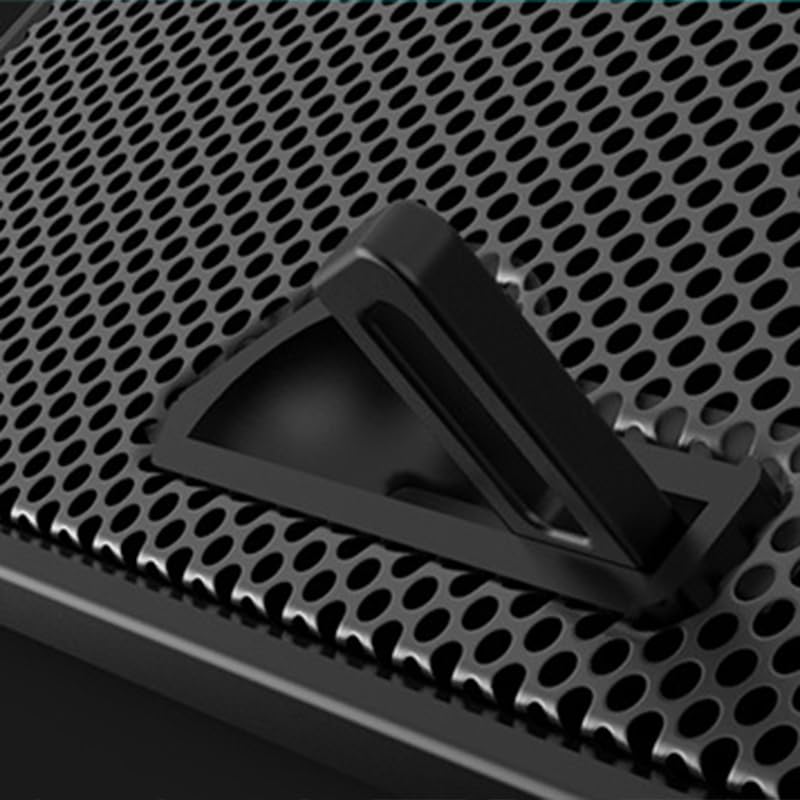 Laptop Cooling Pad, Cooler with 6 Core High Speed Mute Fan, Applicable to 18 inches Notebook Gaming Laptop Computer, Five Level Angle Adjustment Quick Cooling Low Noise (Smart LCD Displays Mute)