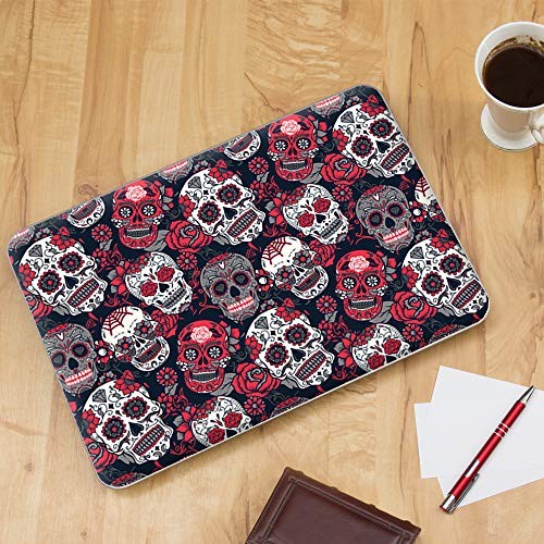 It's A Skin 15.6 inch Laptop Notebook Skin Vinyl Sticker Cover Decal Universal fit for 15.6" (May Require Trimming) HP Lenovo Apple Mac Dell Compaq Asus Acer/Sugar Skulls Red Black Dia de Los