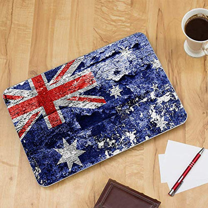 Flags | Custom Fit Made to Order Laptop Notebook Skin Vinyl Sticker Cover Decal Fits 13.3" 14" 15.6" 16" HP Lenovo Apple Mac Dell Compaq Acer Flag Australia Grunge Distressed Country - color: Style 10
