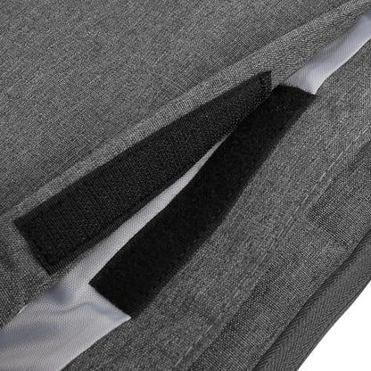 15.6 Inch Laptop Briefcase Sleeve with Hideaway Handles, Slim Work Carry Case, Front Zipper Pocket, Quick Access Fastener Pouch, Low Profile Business Handbag for Commuting, Meetings, Office Travel