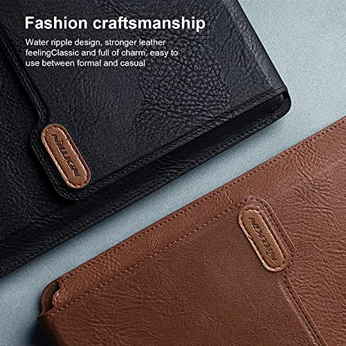 Nillkin Laptop Sleeve 13 inch (3-in-1), MacBook Sleeve with Adjustable Stand & Mouse Pad, 2 Stand Modes, 13 inch Laptop Case, Slim MacBook Accessories for Samsung/Surface/Chromebook/HP 12-14'', Brown - color: Brown