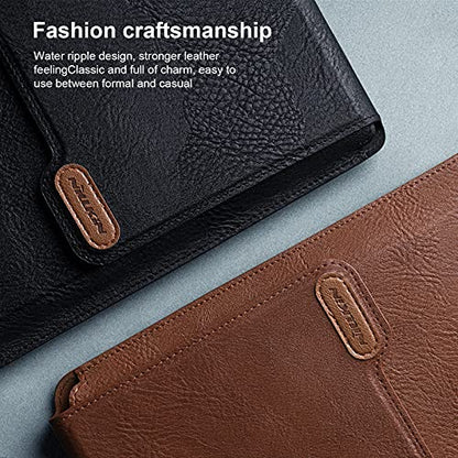 Nillkin Laptop Sleeve 13 inch (3-in-1), MacBook Sleeve with Adjustable Stand & Mouse Pad, 2 Stand Modes, 13 inch Laptop Case, Slim MacBook Accessories for Samsung/Surface/Chromebook/HP 12-14'', Brown - color: Brown