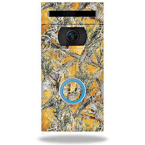 MightySkins Skin Compatible with Ring Doorbell 2 - Mc2 Blaze | Protective, Durable, and Unique Vinyl Decal wrap Cover | Easy to Apply, Remove, and Change Styles | Made in The USA - color: Mc2 Blaze