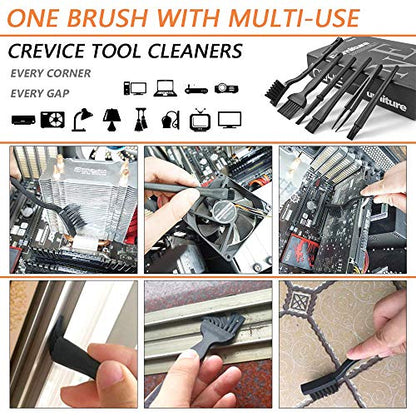 6 pcs Mini Keyboard Cleaning Brushes Kit Small Portable Anti Static Dust Remove for Phone Plastic Keyboard Handle