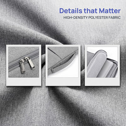 Laptop Case, Water-Resistant Laptop Sleeve Case with Pocket for MateBook, Briefcase Carrying Laptop Cover for 13"-14" - color: Pink