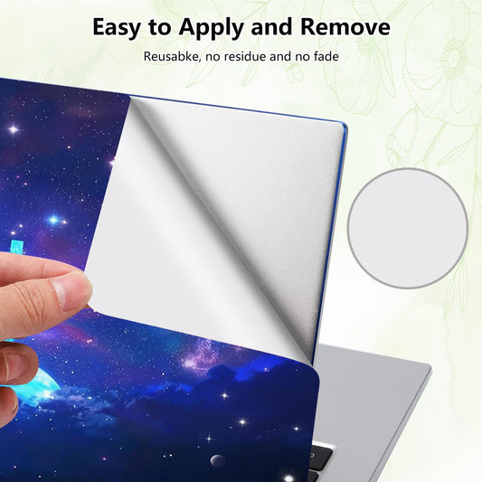 Laptop Skin Sticker Decal, Universal Reusable Vinyl Laptop Cover for 12" 13" 13.3" 14" 15" 15.4" 15.6" Notebook PC, Reusable Waterproof Scratch-Resistant with 2 Wrist Pads,Christian Cross - color: Christian Cross