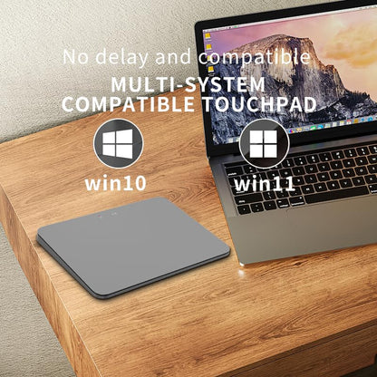 Function Trackpad - Three-Mode Connection (Bluetooth/2.4G/USB-C) Multi-Function trackpad, Support Multi-Device Switching, Built-in System Gestures, Suitable for Windows10/11 Systems (Black)